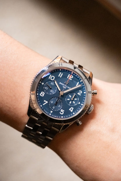 2025 Breitling Classic Avi Chronograph “Tribute to Vought F4U Corsair” Ref A23380 - Wristory