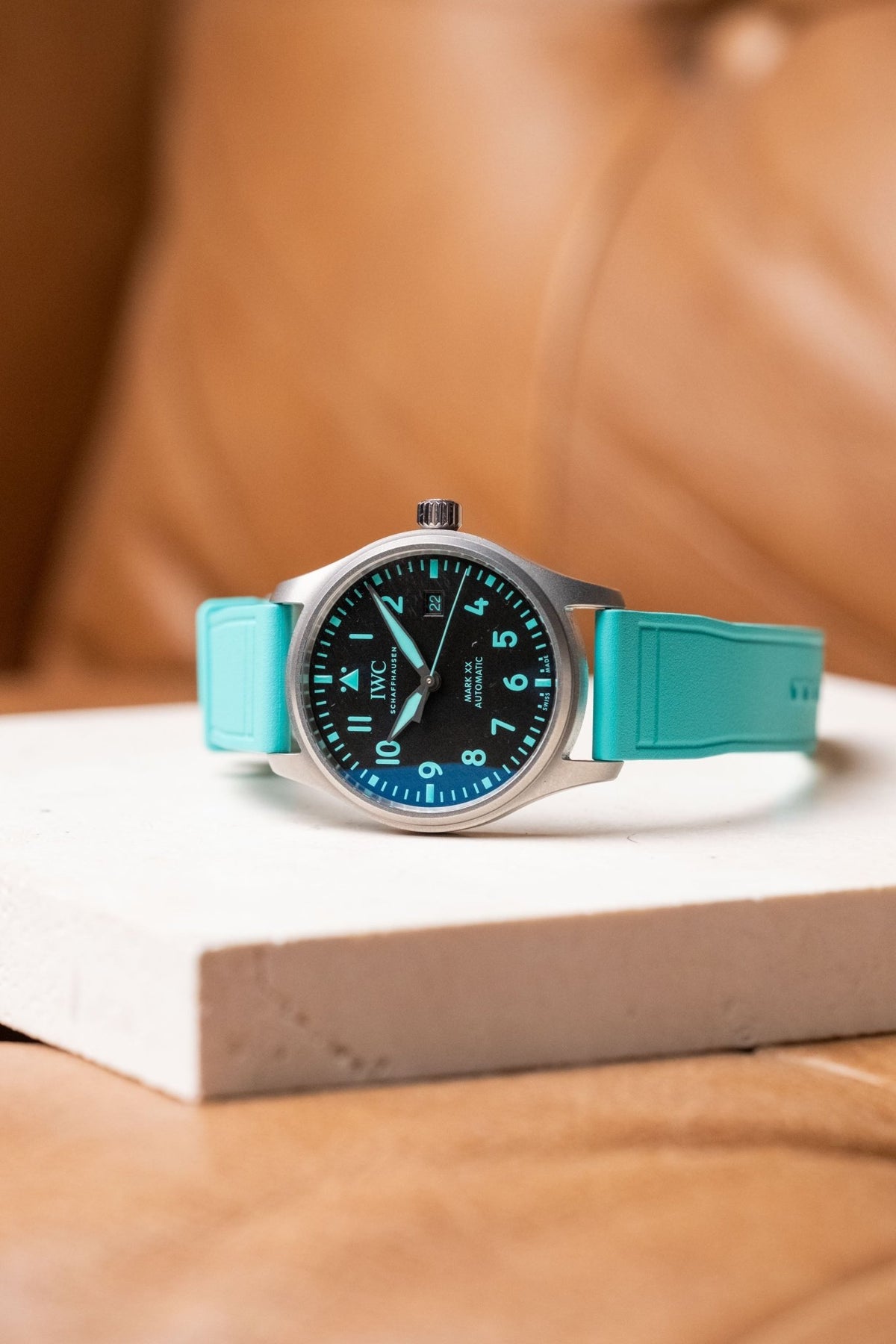 2025 IWC Schaffhausen Pilot Mark XX Mercedes-AMG PETRONAS Formula One™ Team IW3282-10 - Wristory