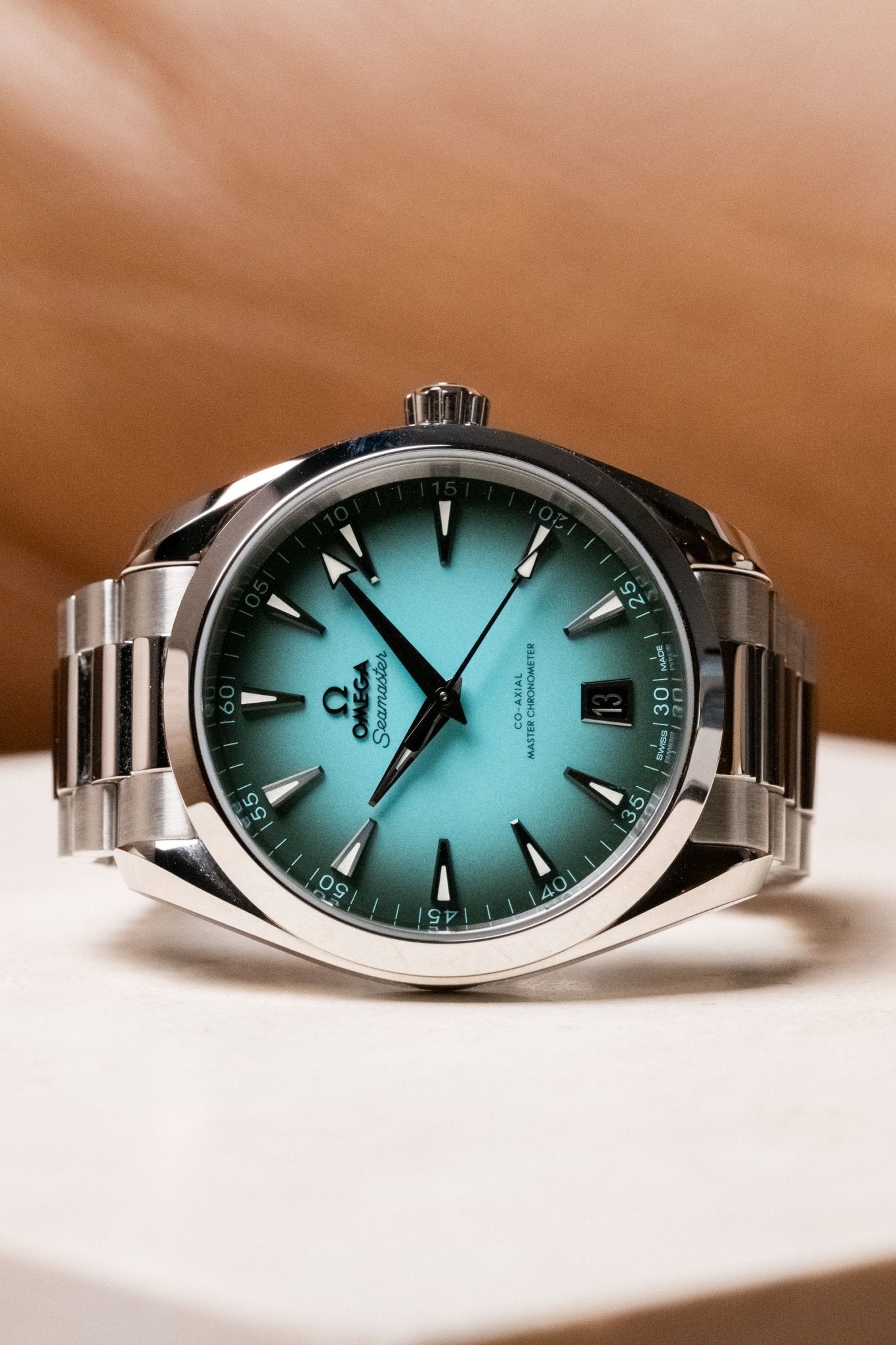2025 Omega Aqua Terra 150m Turquoise Blue Co - Axial Master Chronometer "Turquoise Blue" Ref 220.10.41.21.03.006 - Wristory
