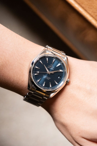 2025 OMEGA Seamaster Aqua Terra 150M “Lacquered Blue Teak” Ref. 231.10.42.21.03.003 - Wristory