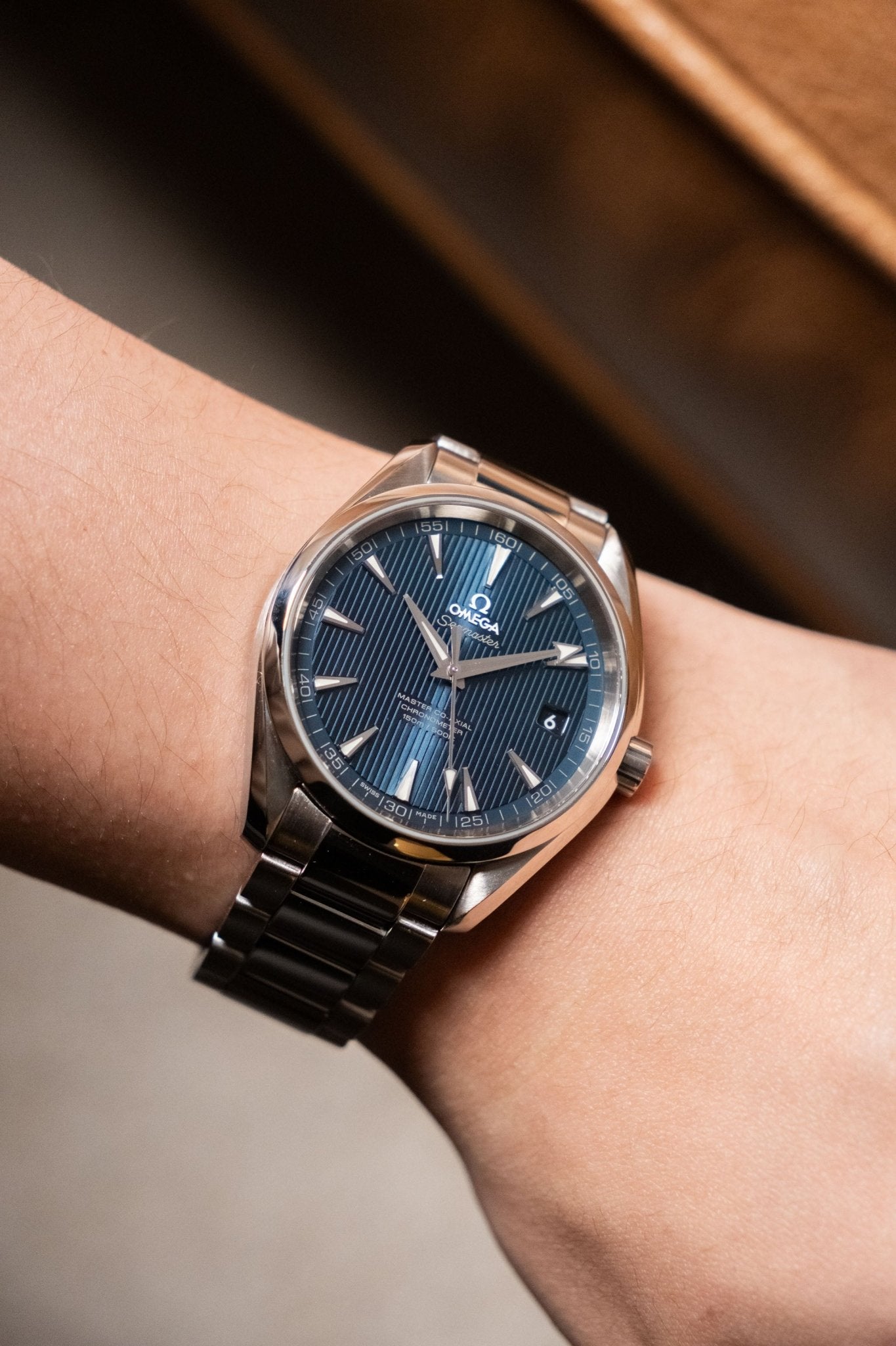 2025 OMEGA Seamaster Aqua Terra 150M “Lacquered Blue Teak” Ref. 231.10.42.21.03.003 - Wristory