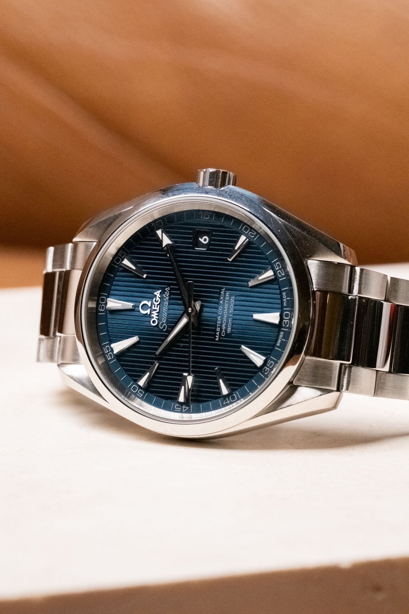 2025 OMEGA Seamaster Aqua Terra 150M “Lacquered Blue Teak” Ref. 231.10.42.21.03.003 - Wristory