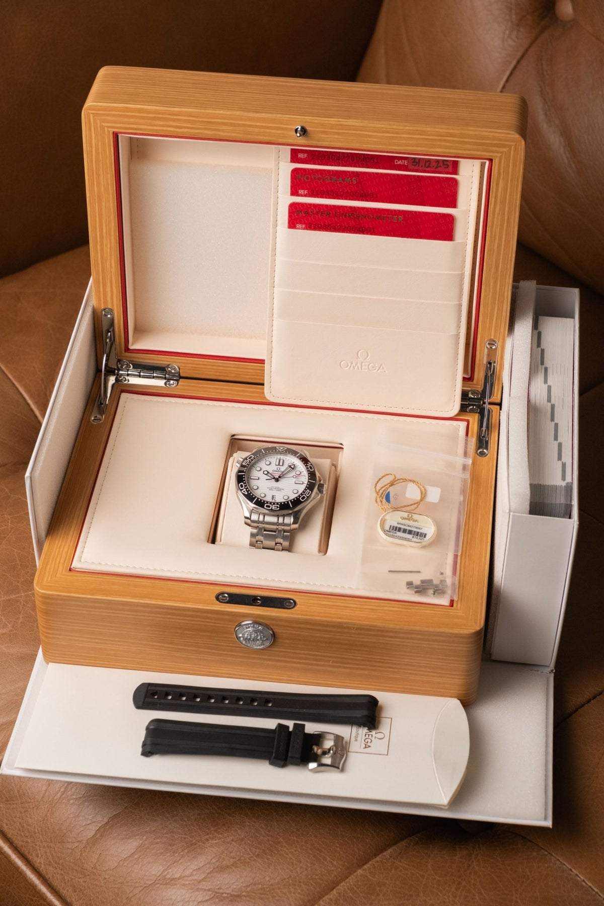 2025 Omega Seamaster Diver 300M with Rubber Strap Ref. 210.30.42.20.04.001 - Wristory