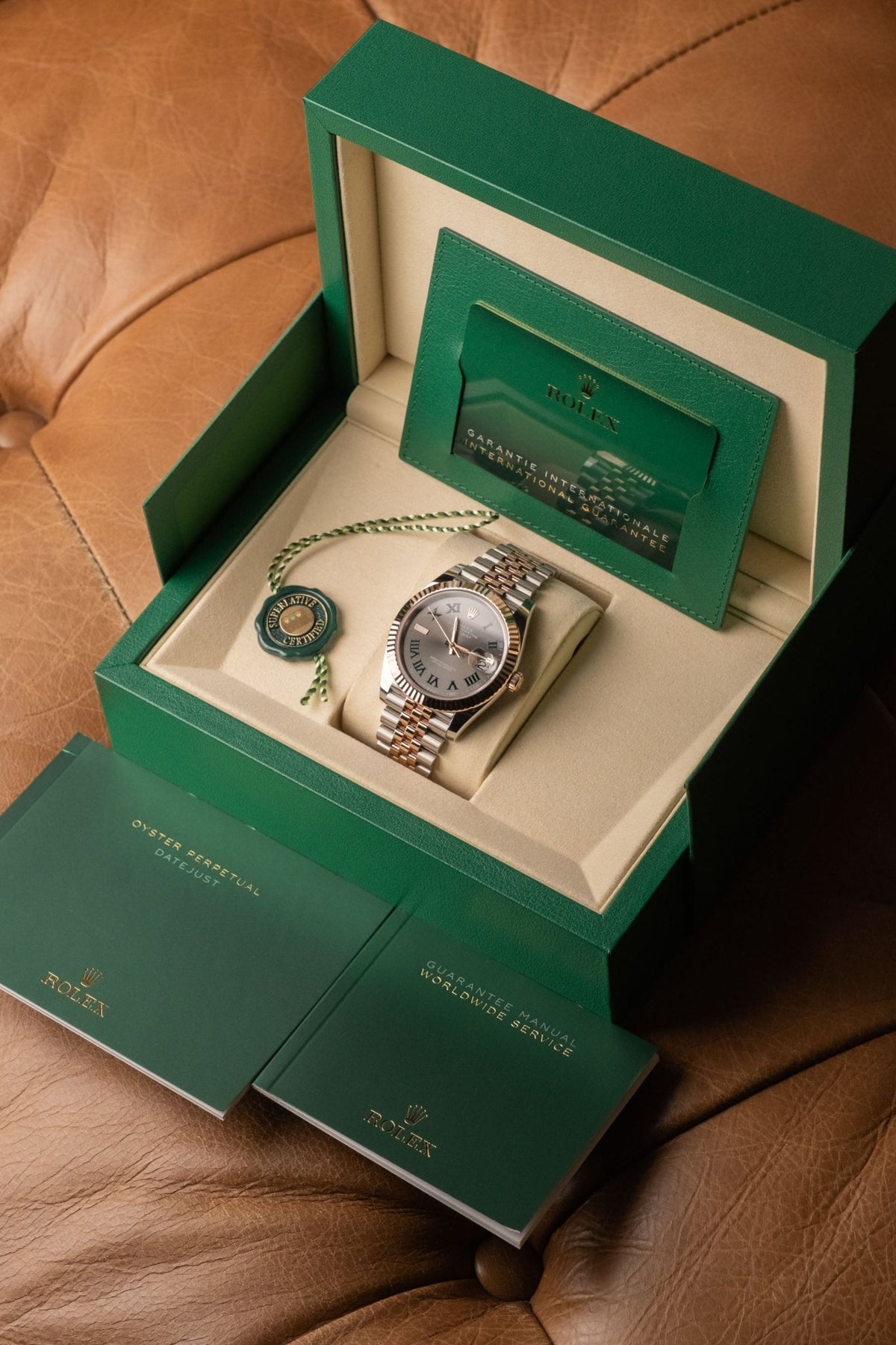 2025 Rolex Datejust 41 Wimbledon Two-Tone Rose Gold Ref. 126331 - Wristory