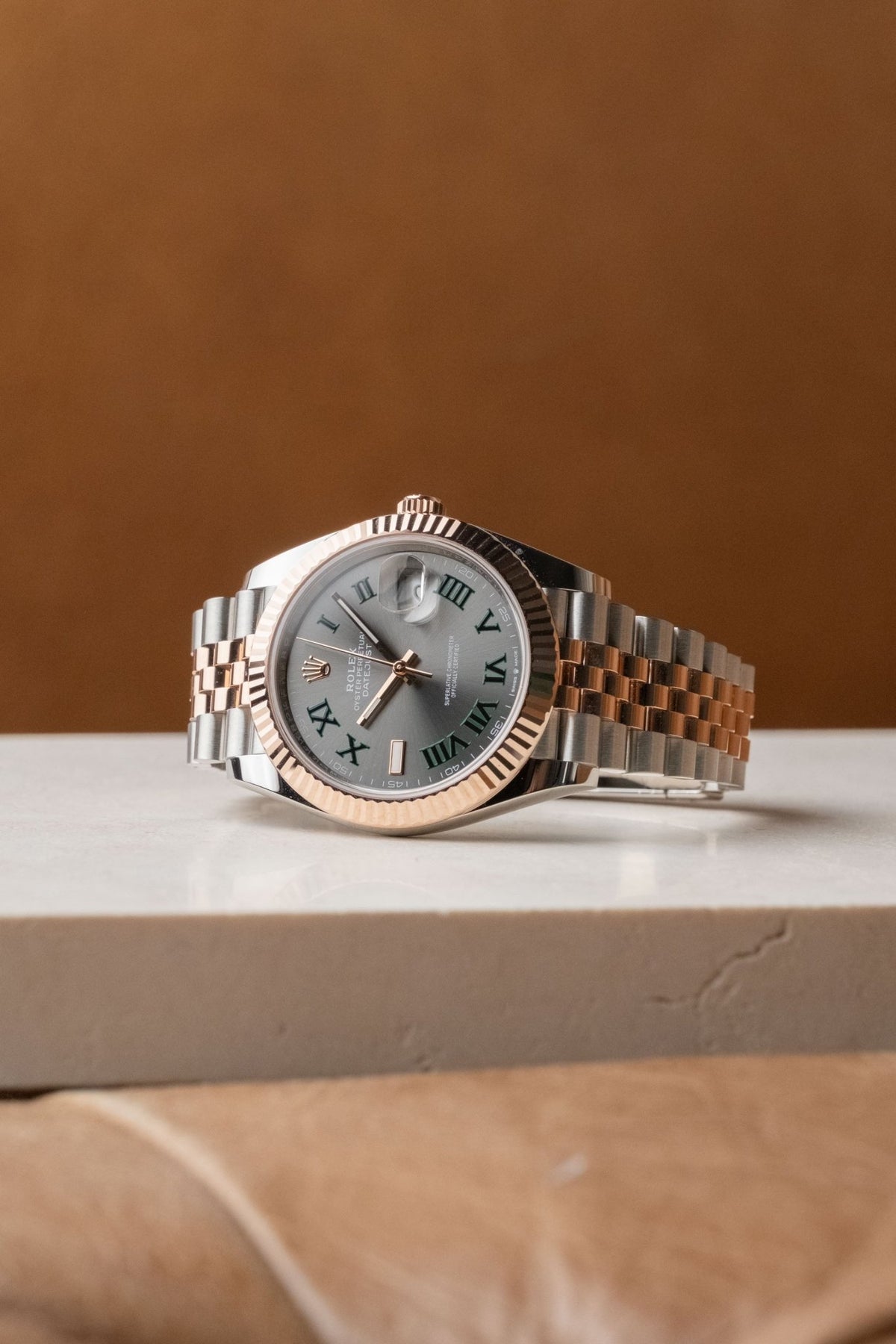 2025 Rolex Datejust 41 Wimbledon Two-Tone Rose Gold Ref. 126331 - Wristory