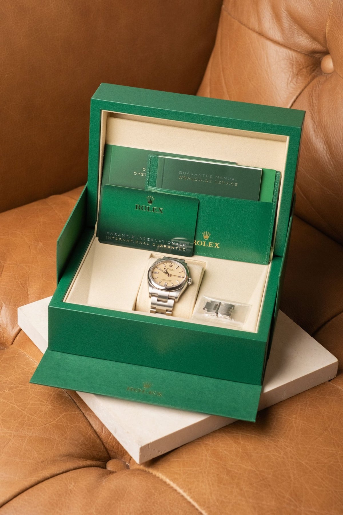 2025 Rolex Oyster Perpetual 36 Beige Ref. 126000 - Wristory