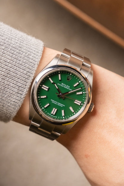 2025 Rolex Oyster Perpetual 41 Green Ref. 134300 - Wristory