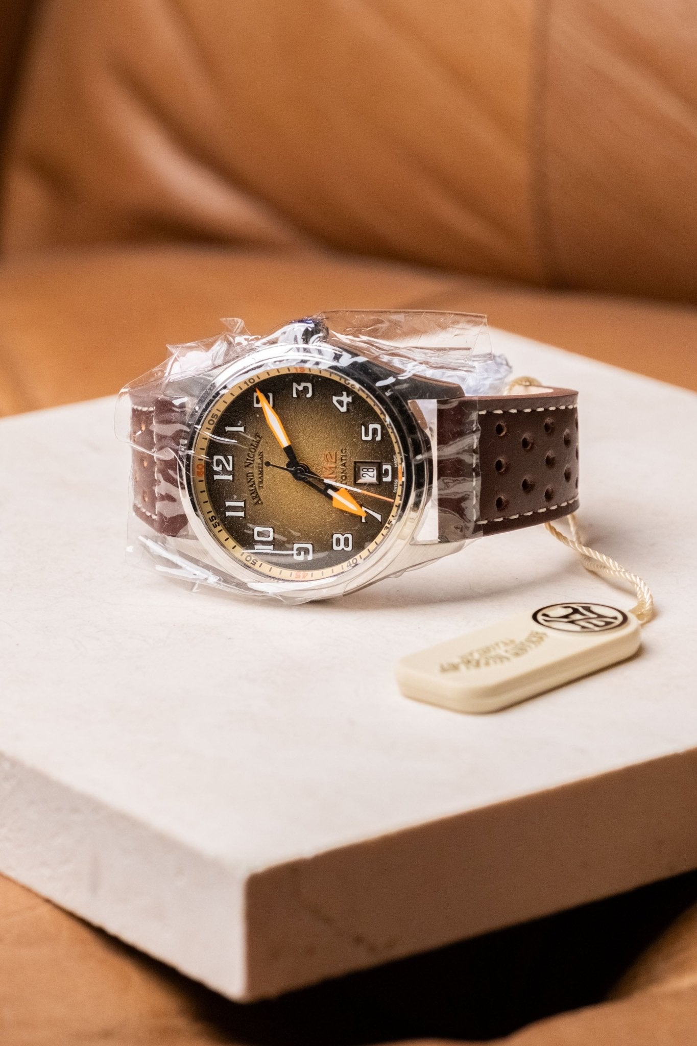 2026 Armand Nicolet MM2 Brown Dial 43mm Ref. A740P - KA - BP22641MAC - Wristory