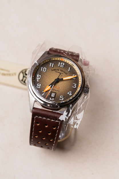 2026 Armand Nicolet MM2 Brown Dial 43mm Ref. A740P - KA - BP22641MAC - Wristory