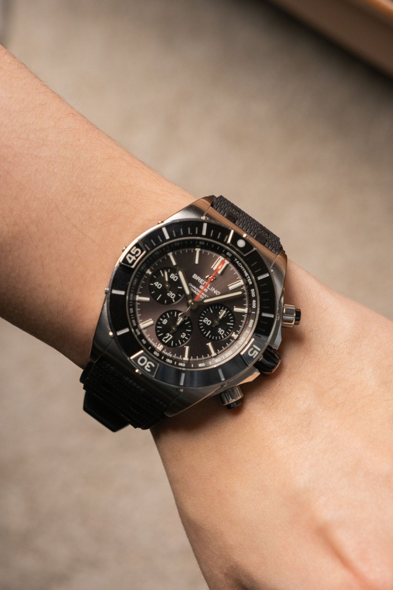 2026 Breitling Super Chronomat B01 44 Watches Of Switzerland 25 Year Edition Ref. AB01365A1Q1S1 - Wristory