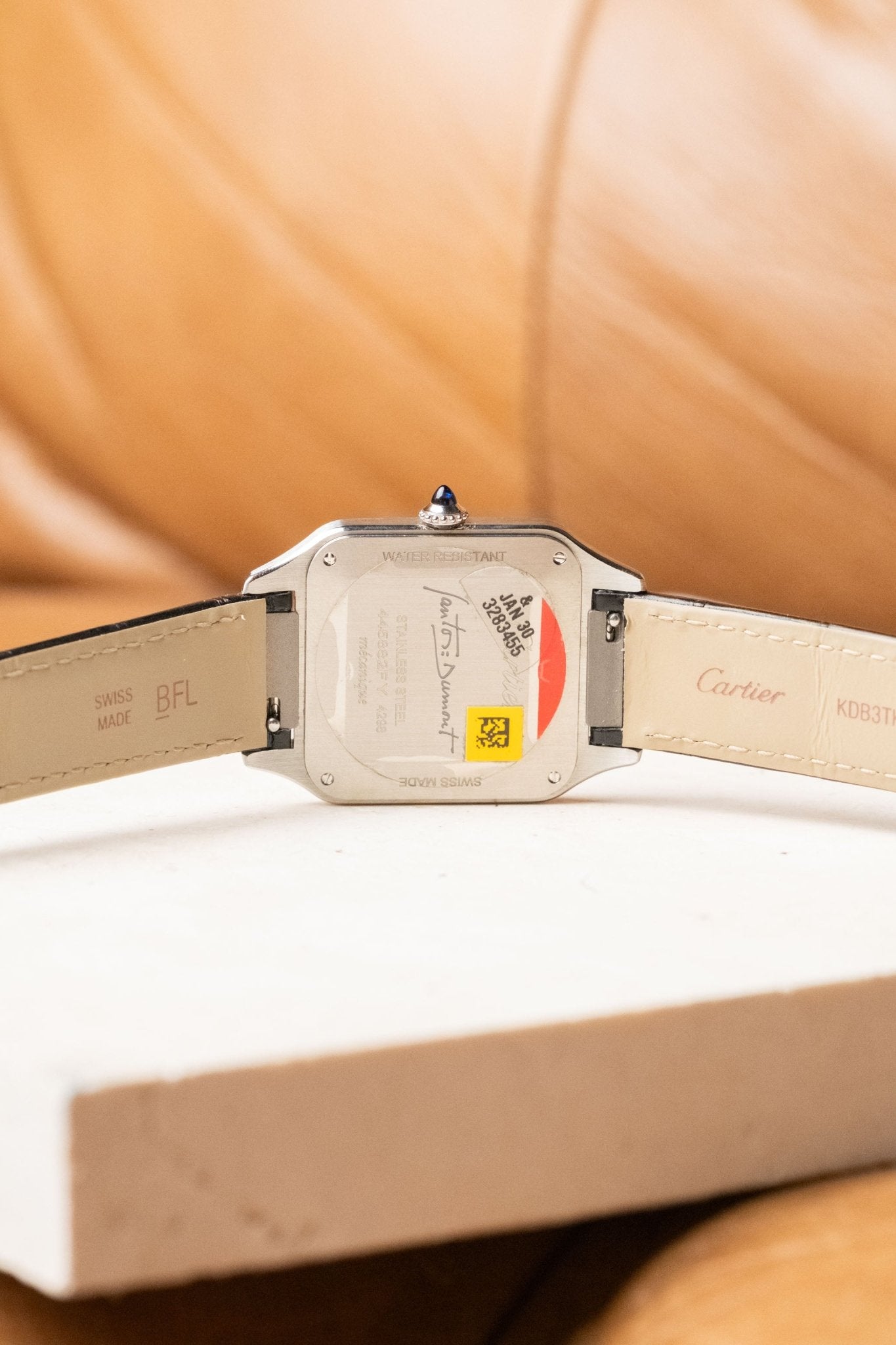 2026 Cartier Santos Dumont Black Lacquer WSSA0046 - Wristory