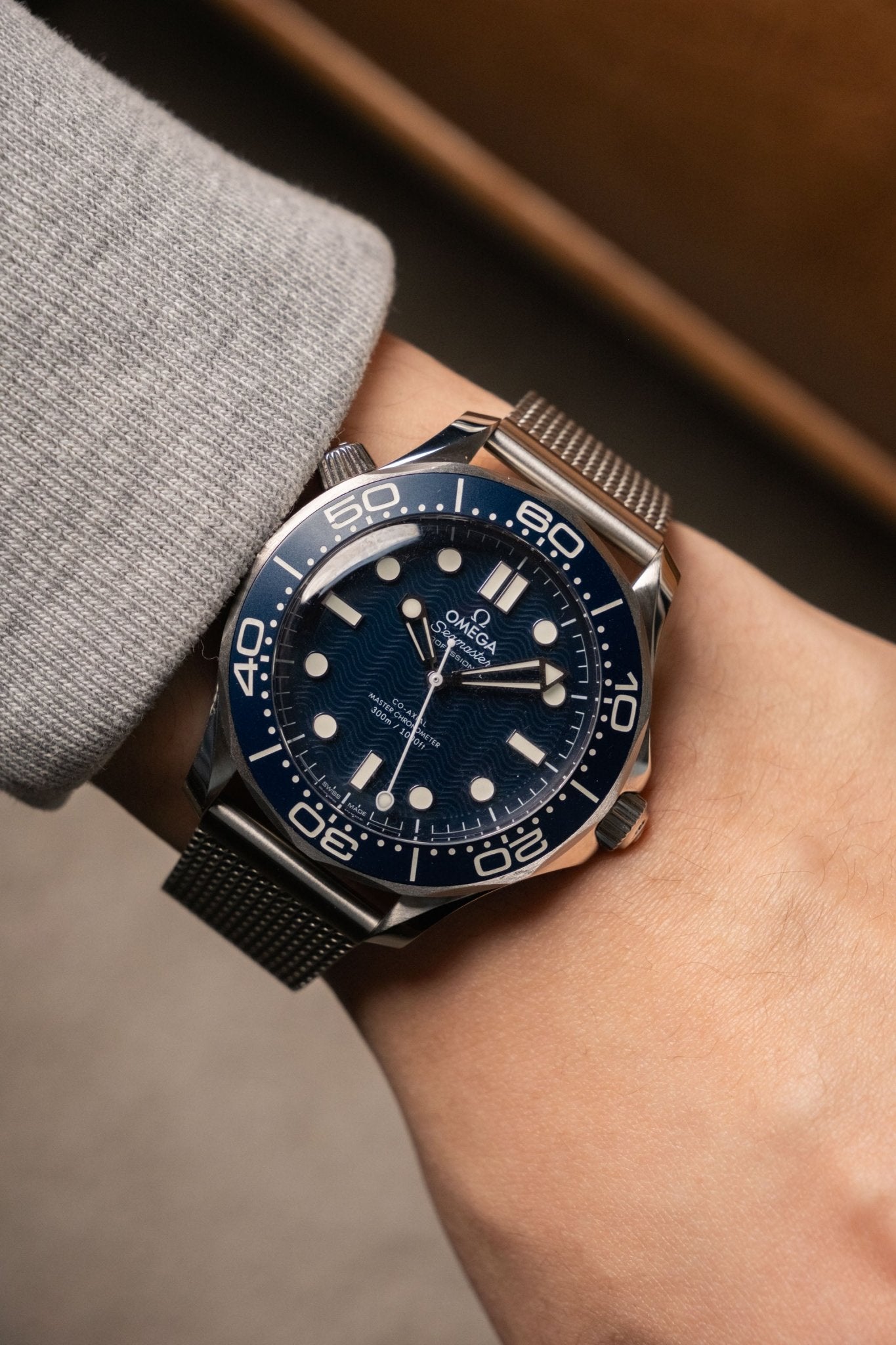 2026 Omega Seamaster Diver 300M James Bond 60th anniversary 210.30.42.20.03.002 - Wristory