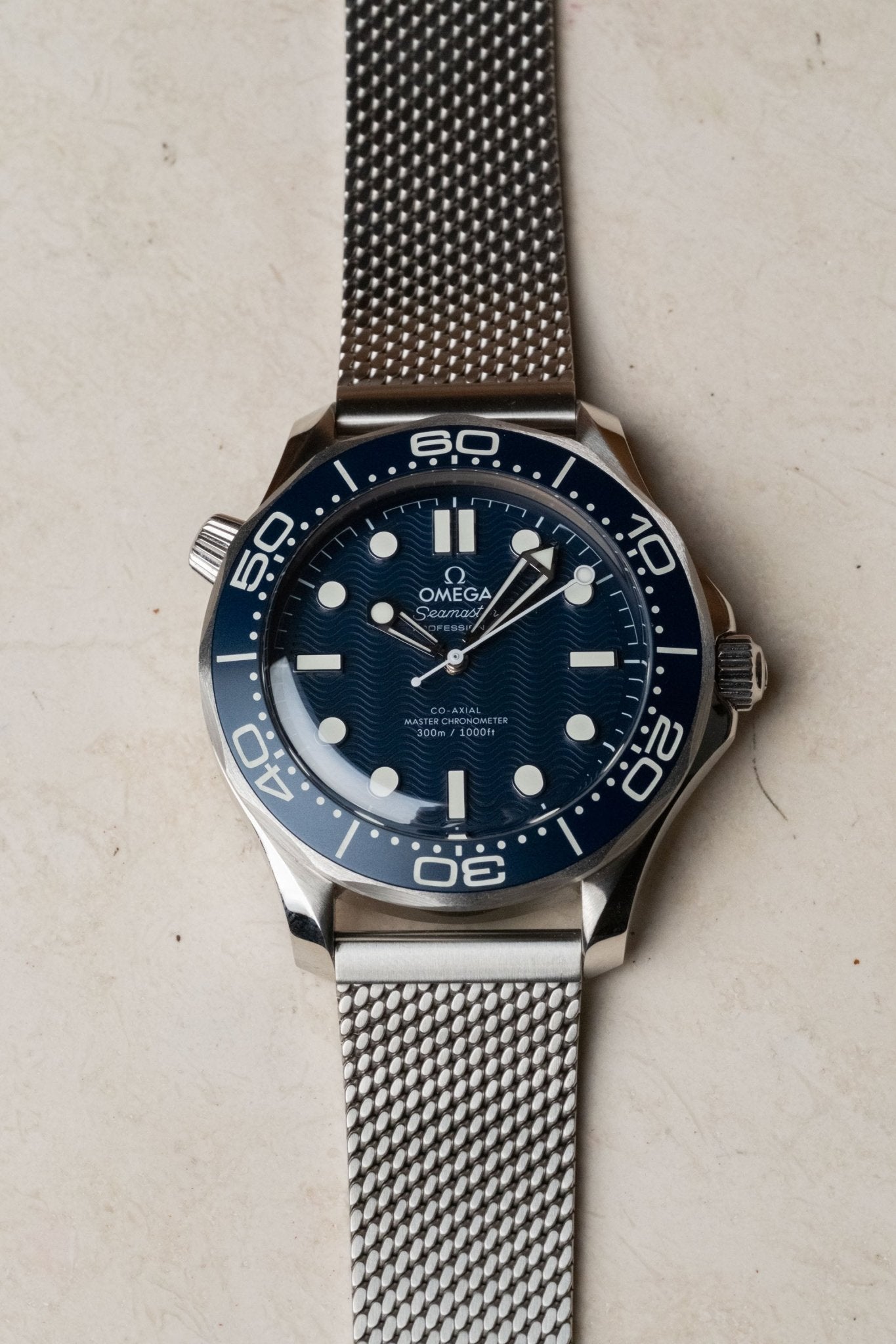 2026 Omega Seamaster Diver 300M James Bond 60th anniversary 210.30.42.20.03.002 - Wristory