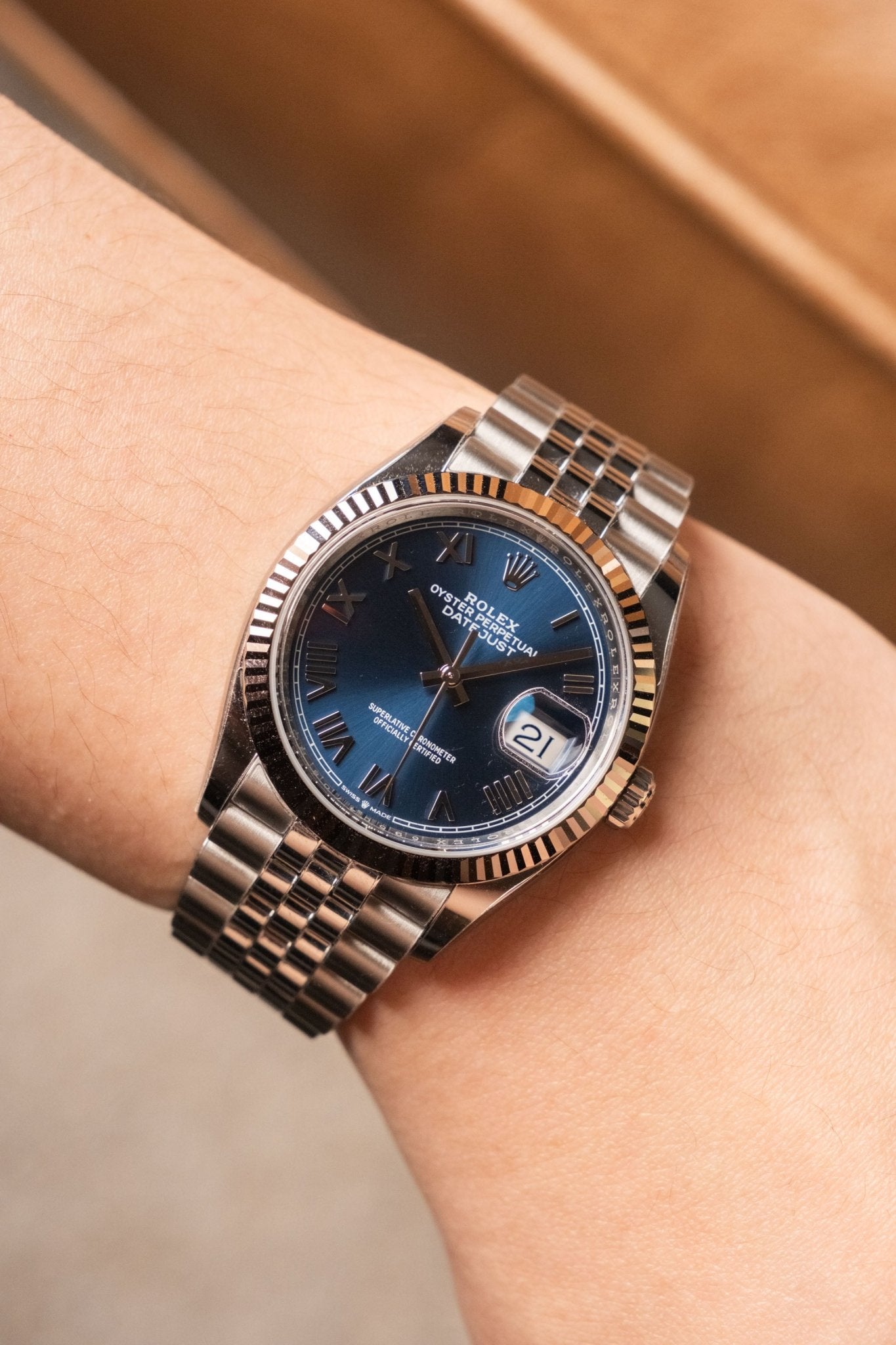 2026 Rolex Datejust 36 Blue Roman Ref. 126234 - Wristory
