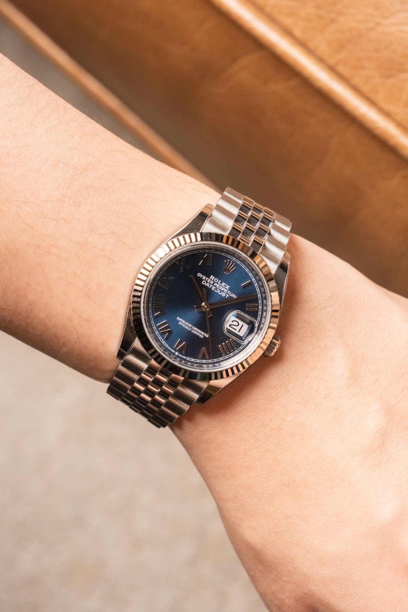 2026 Rolex Datejust 36 Blue Roman Ref. 126234 - Wristory