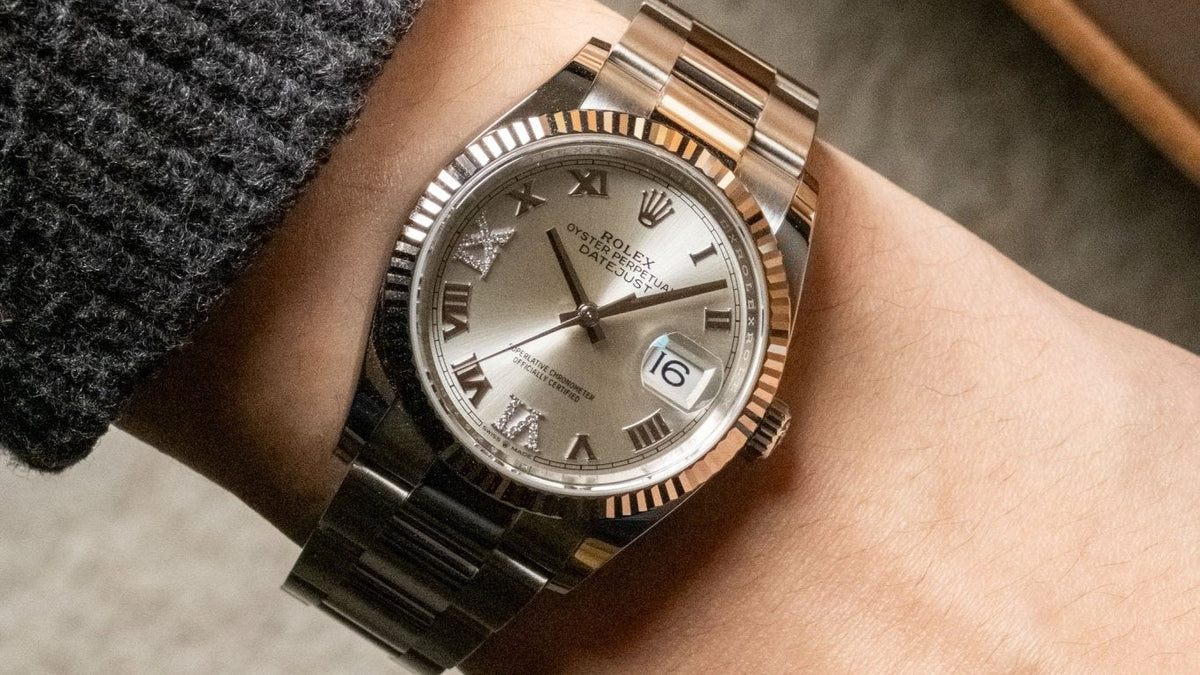 2026 Rolex Datejust 36 Silver Roman Diamond VI And IX Dial 126234 - Wristory