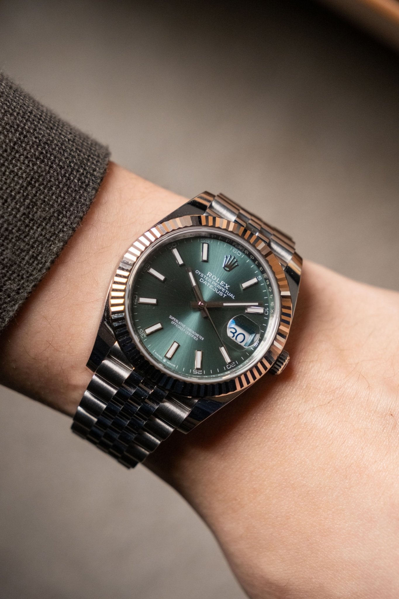 2026 Rolex Datejust 41 Mint Green Ref. 126334 - Wristory