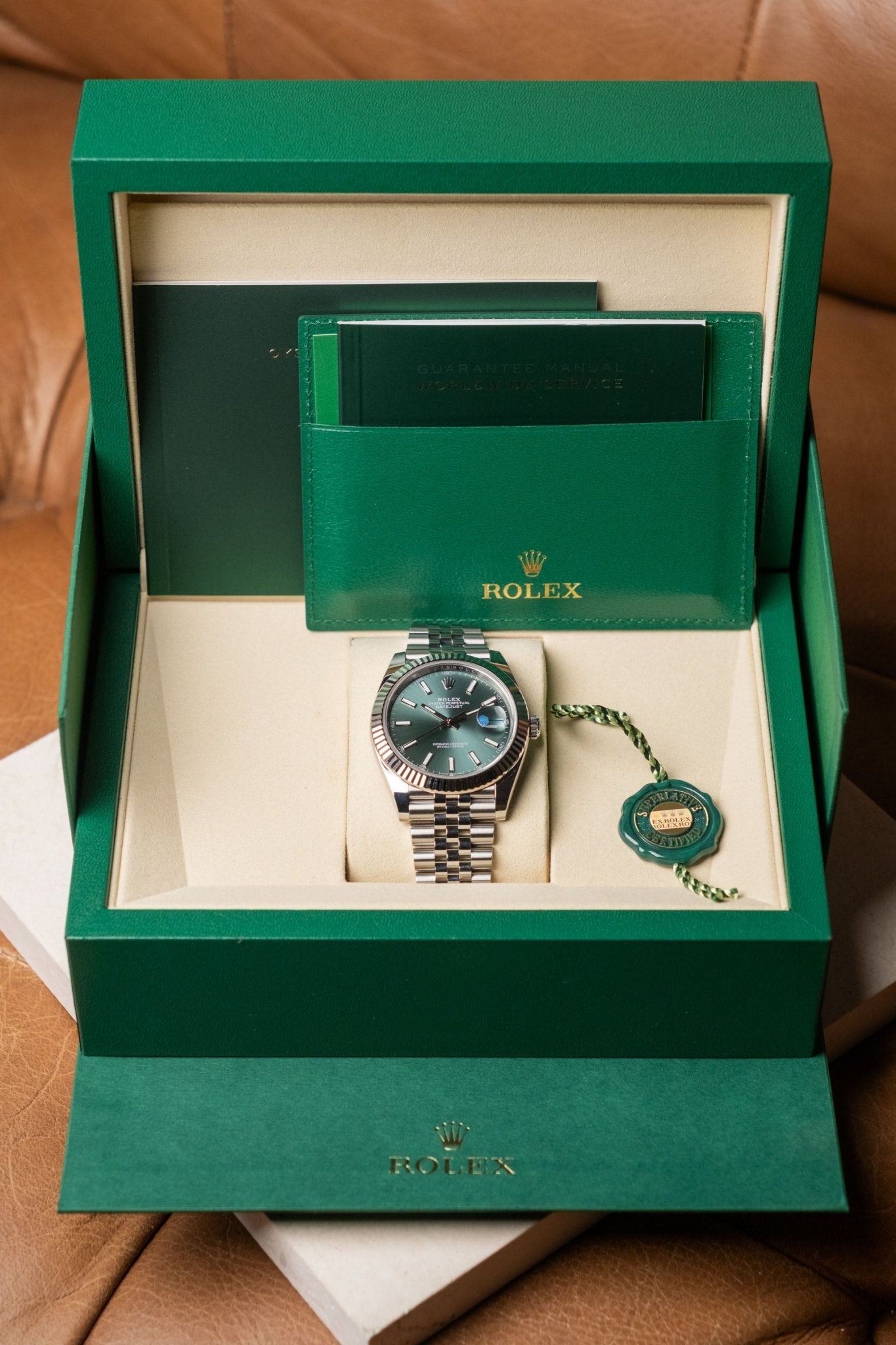 2026 Rolex Datejust 41 Mint Green Ref. 126334 - Wristory