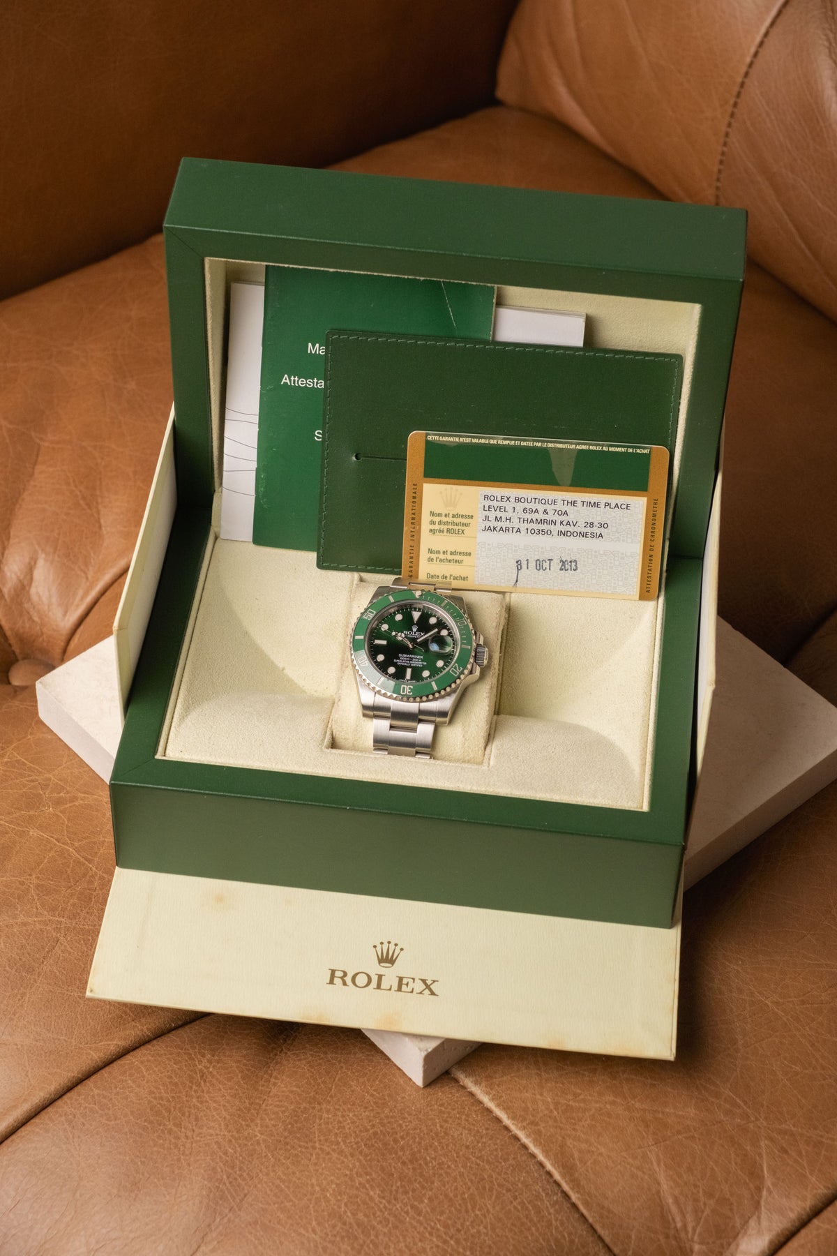 2013 Rolex Submariner Date Hulk Ref. 116610LV — photo 9