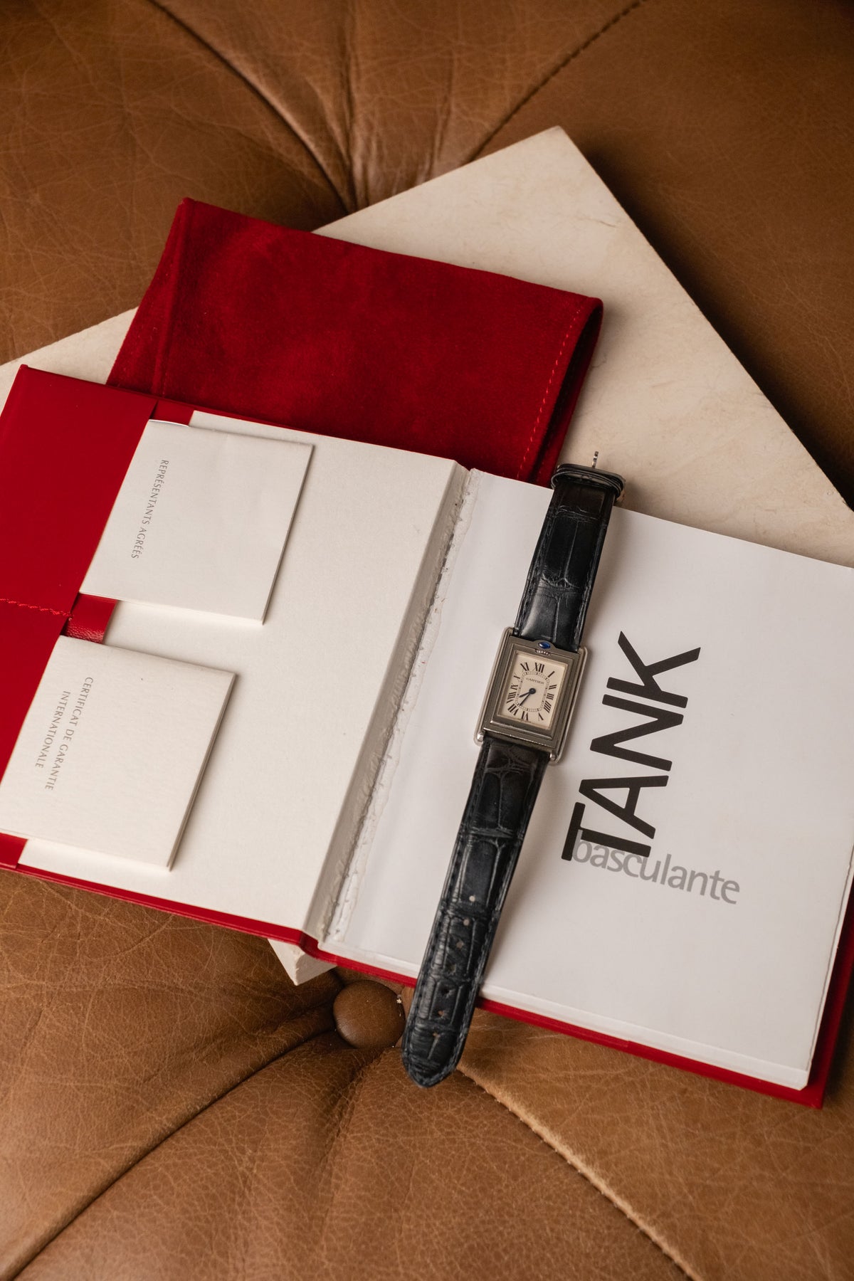 2001 Cartier Tank Basculante Ref. 2405 — photo 12