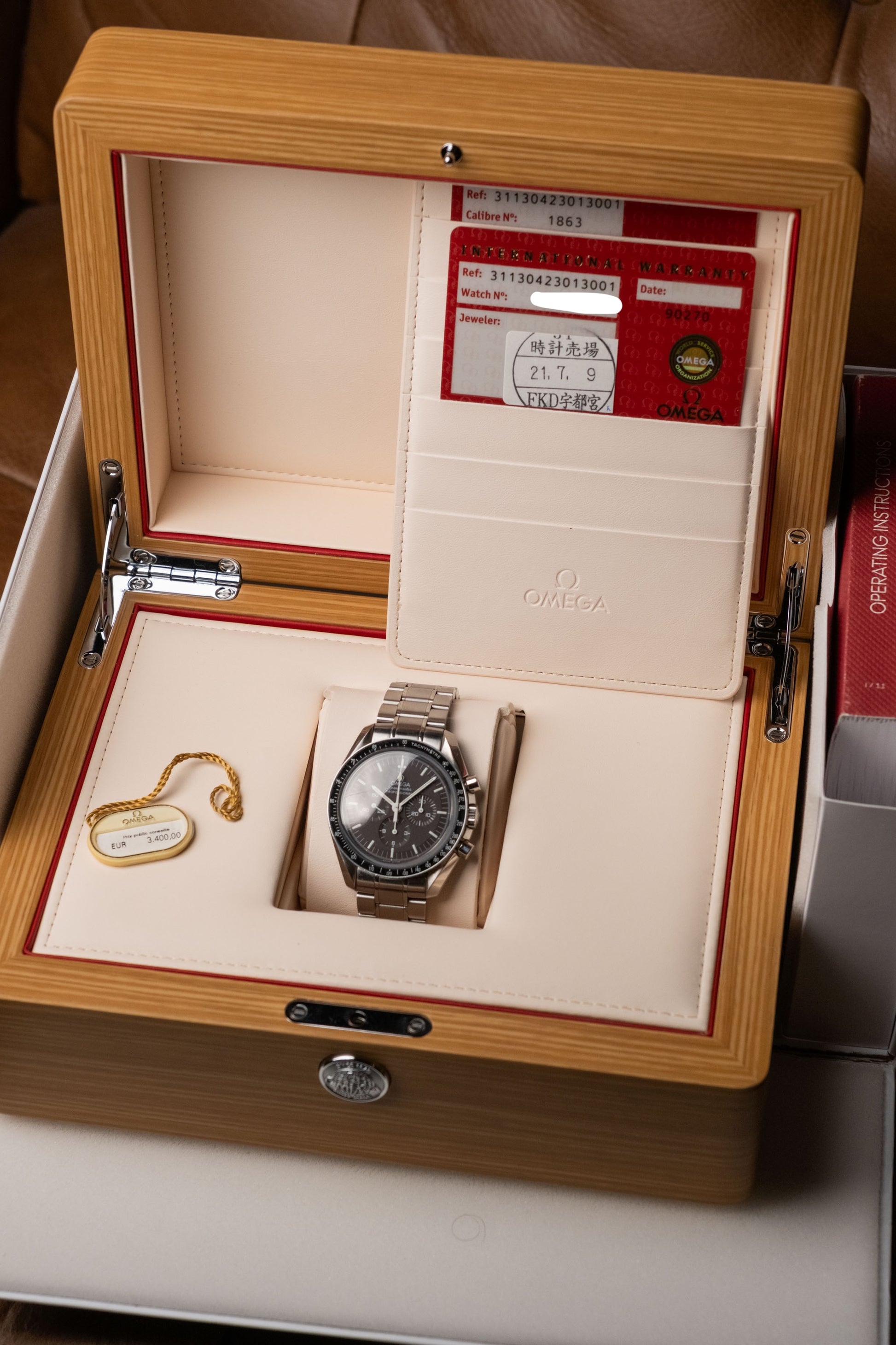 2009 Omega Speedmaster Moonwatch Chocolate Dial 311.30.42.30.13.001 — photo 17