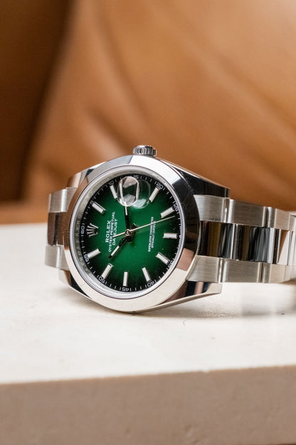 2026 Rolex Datejust 41 Green Ombre 126300 — photo 18