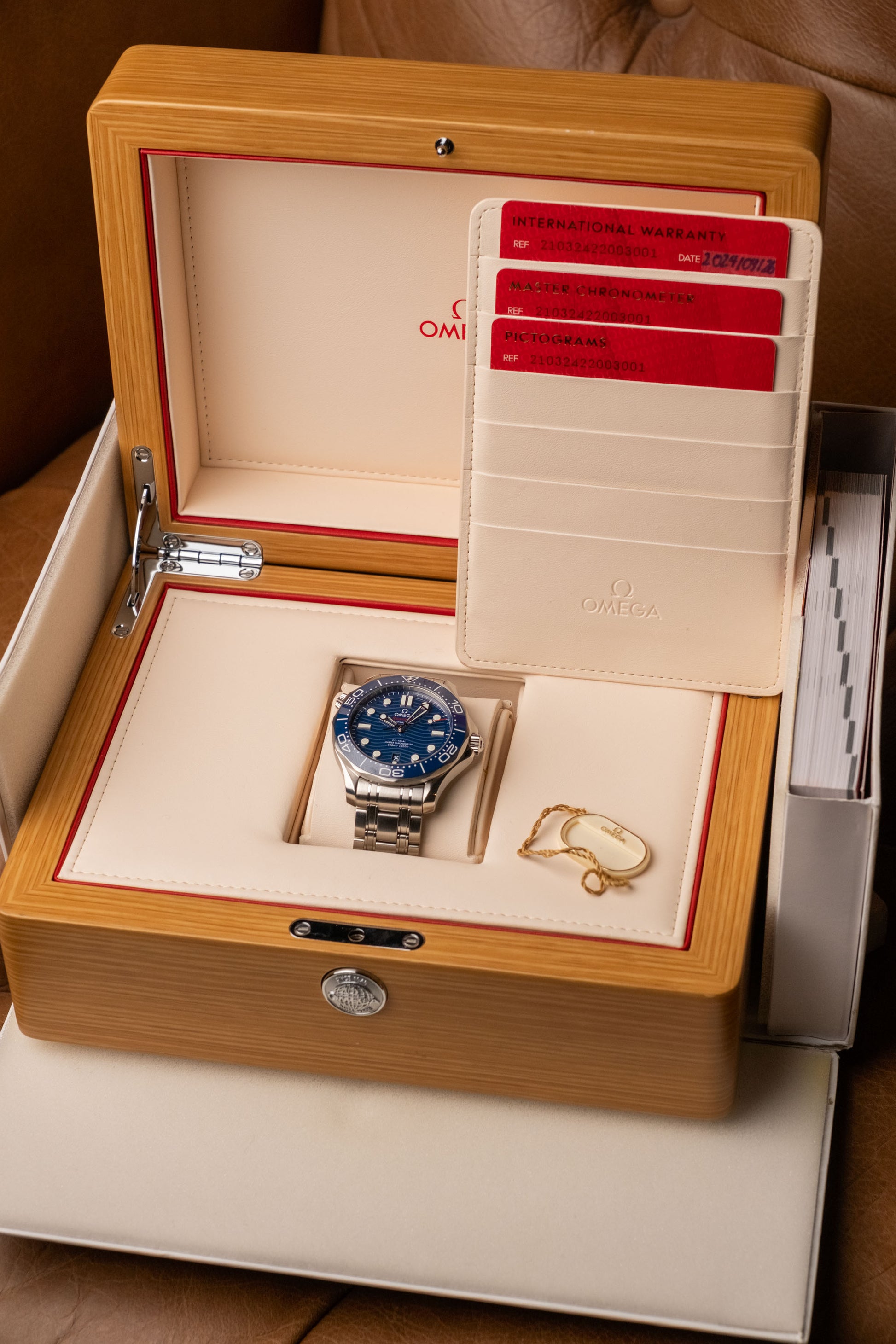 2024 Omega Seamaster Diver 300M Blue Dial Ref. 210.32.42.20.03.001 — photo 7