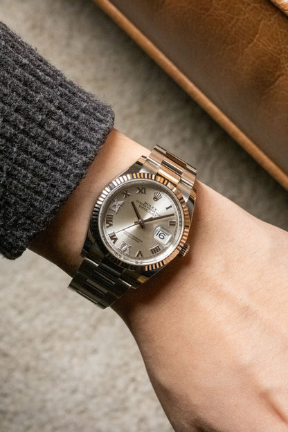 2026 Rolex Datejust 36 Silver Roman Diamond VI And IX Dial 126234 — photo 13