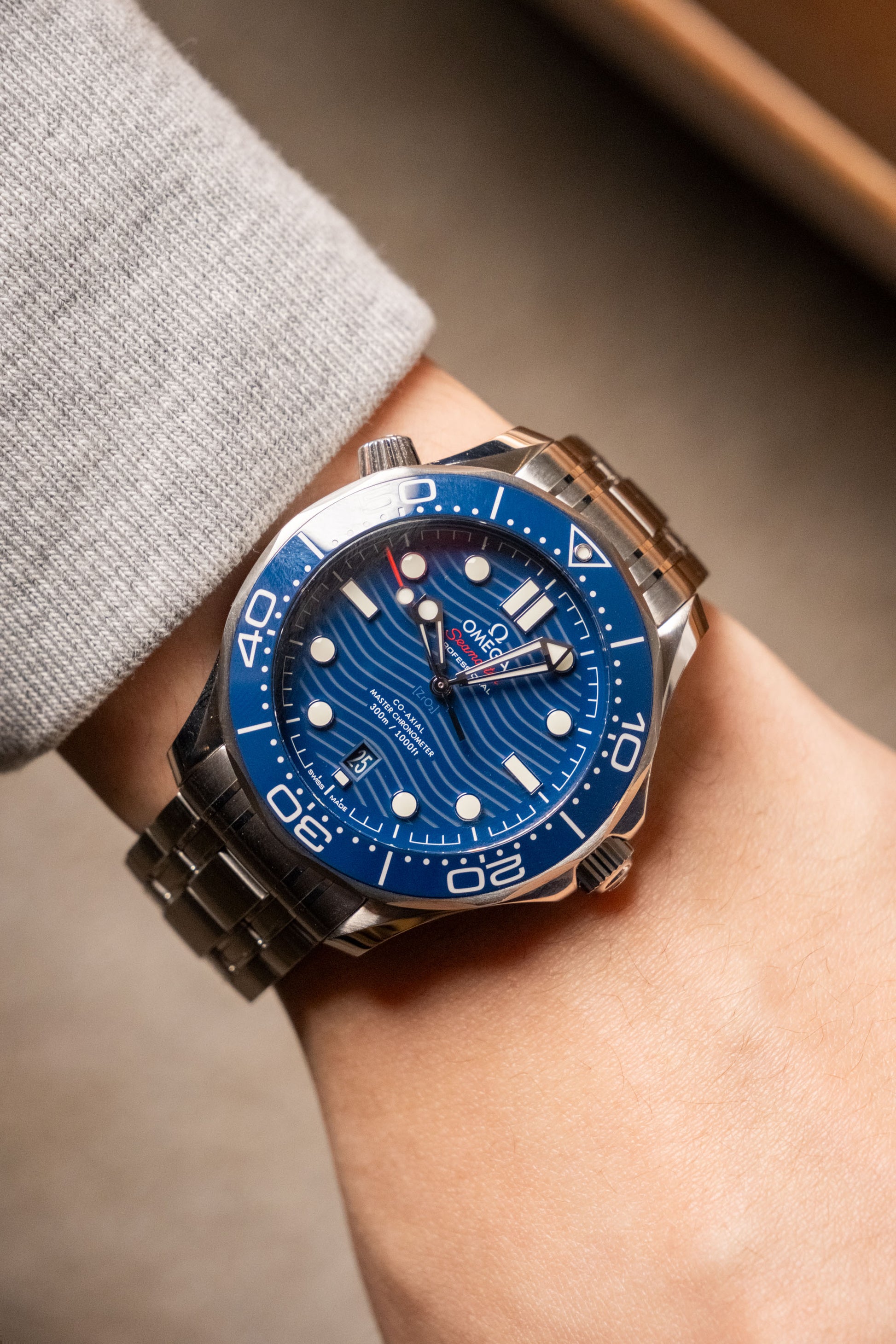 2024 Omega Seamaster Diver 300M Blue Dial Ref. 210.32.42.20.03.001 — photo 11