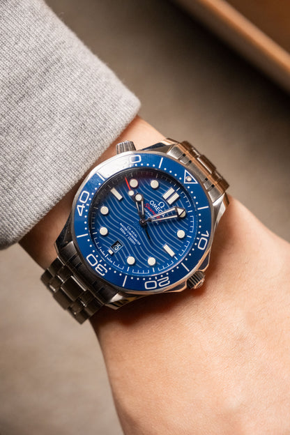 2024 Omega Seamaster Diver 300M Blue Dial Ref. 210.32.42.20.03.001 — photo 11