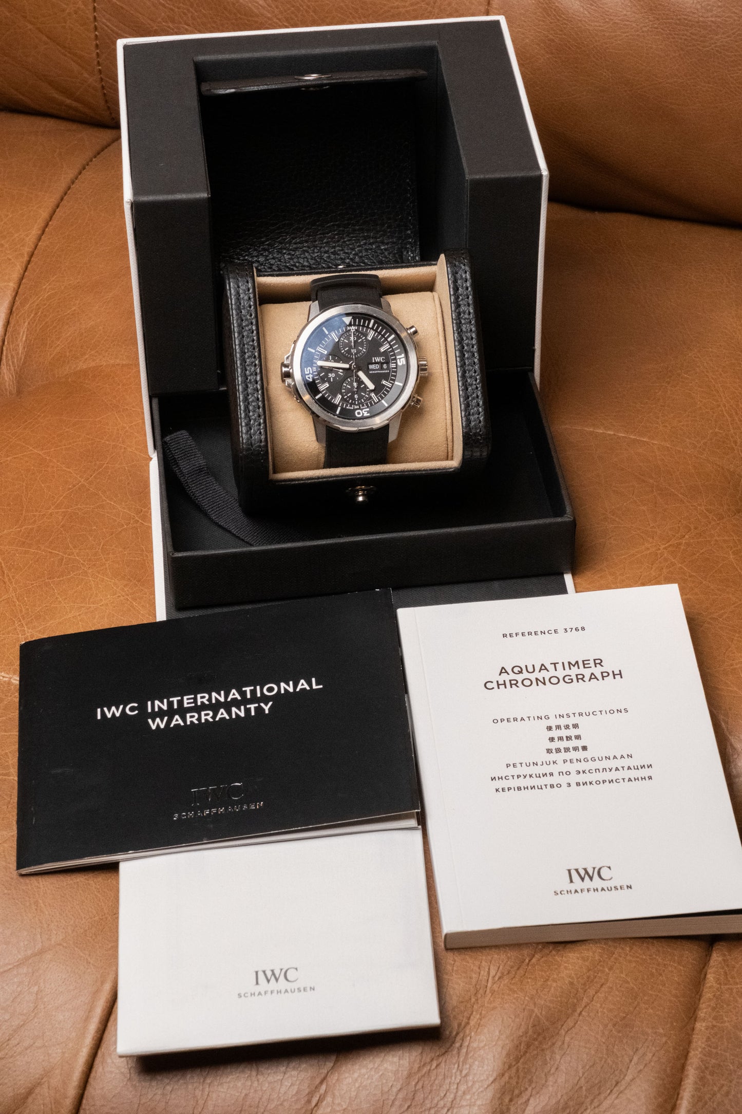 2019 IWC Schaffhausen Aquatimer Chronograph full set box and papers