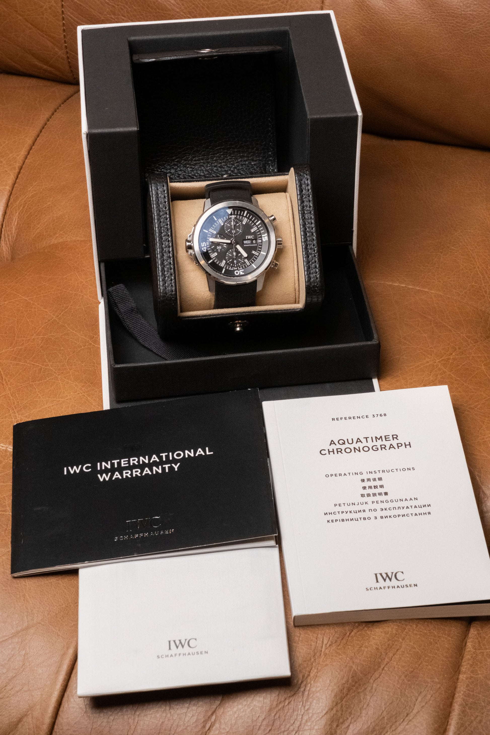 2019 IWC Schaffhausen Aquatimer Chronograph full set box and papers