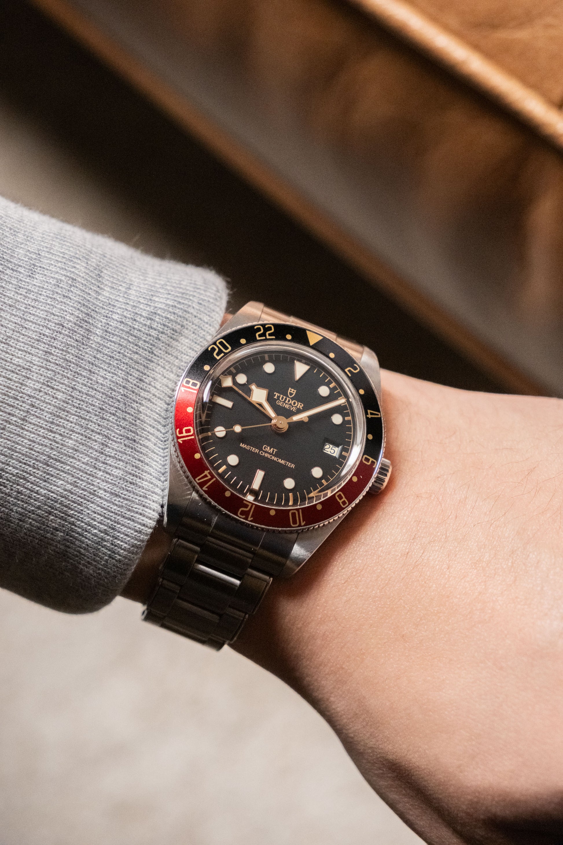 "2024 TUDOR Black Bay 58 GMT “Coke” Black and Burgundy Bezel 
7939G1A0NRU-0001 Details"