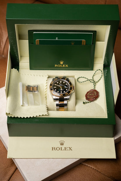 2009 Rolex GMT-Master II "Green Arrow" Two-Tone 40mm Ref. 116713 - Wristory