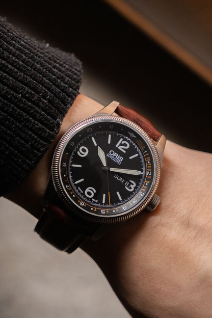 2017 Oris Big Crown Royal Doctor Ref. 01 735 7728 4084-Set LS black dial detail - Wristory