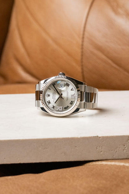 2026 Rolex Datejust 36 Silver Roman Diamond VI And IX Dial 126234 — photo 8