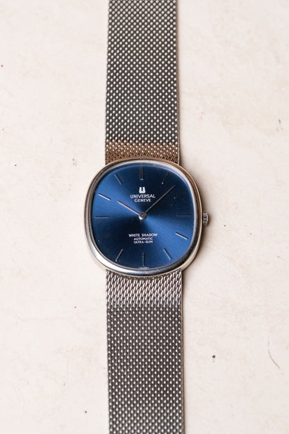 Universal Geneve White Shadow Blue Dial Automatic Micro Rotor 866104 — photo 4