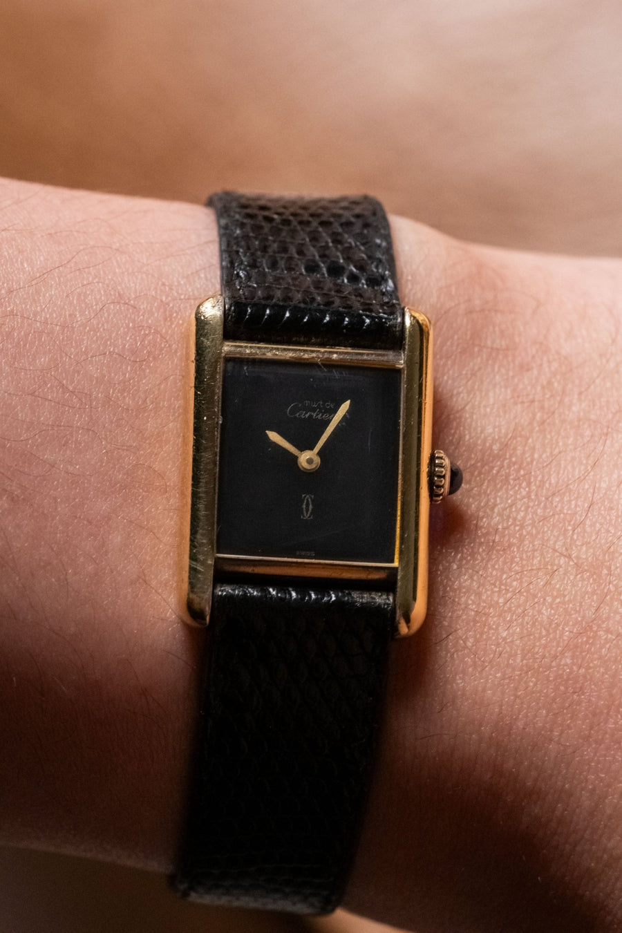 Cartier Must de Tank Vermeil 2413 - Wrist Story Pty Ltd