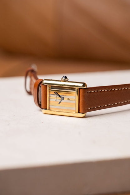 Cartier Tank SM Must De Cartier Trinity Dial - Wristory