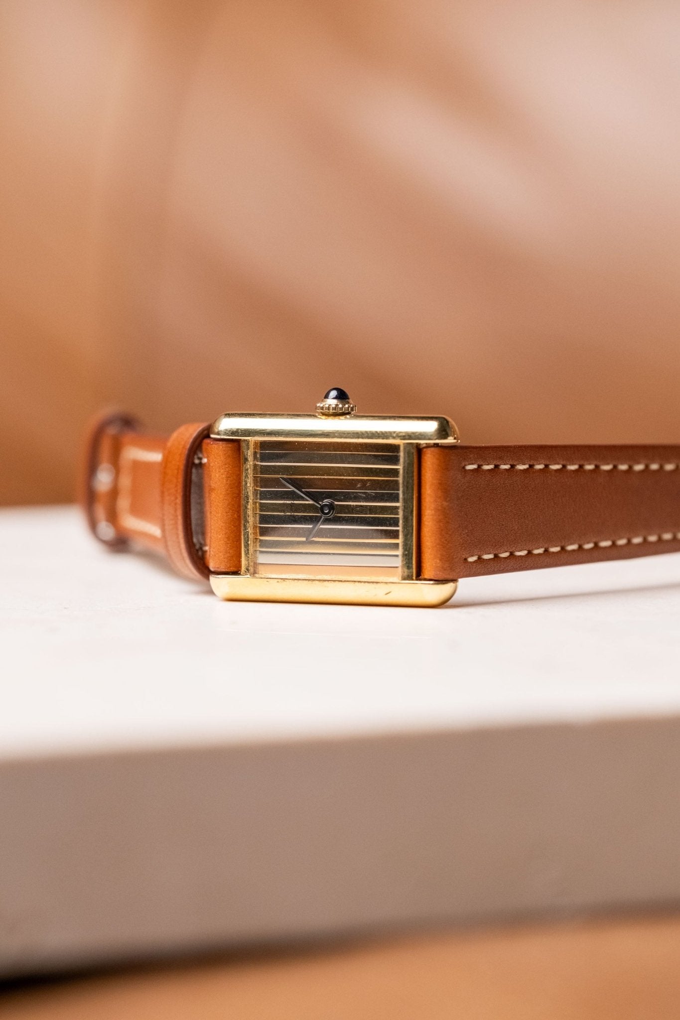Cartier Tank SM Must De Cartier Trinity Dial - Wristory