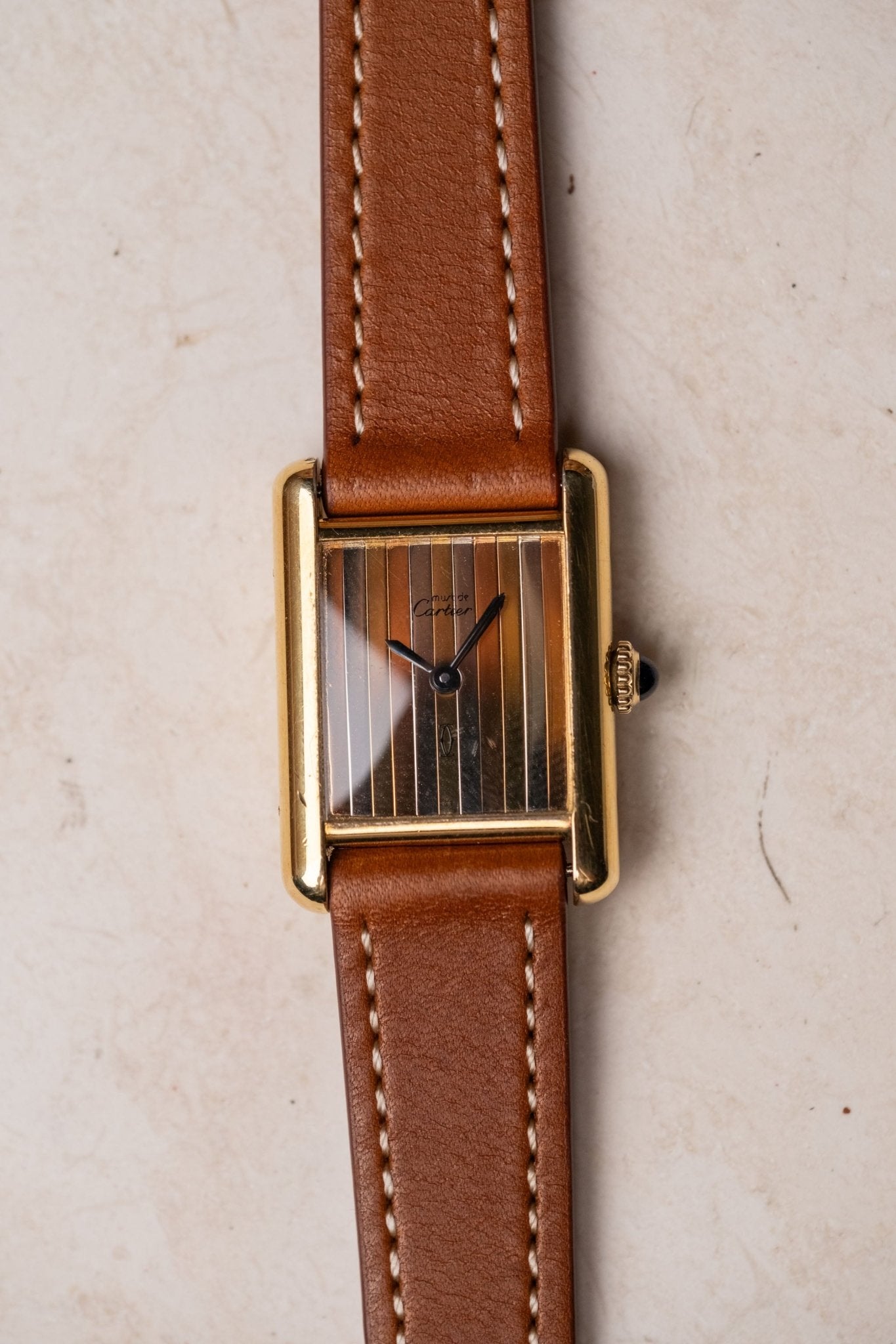 Cartier Tank SM Must De Cartier Trinity Dial - Wristory