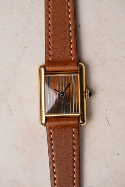 Cartier Tank SM Must De Cartier Trinity Dial - Wristory