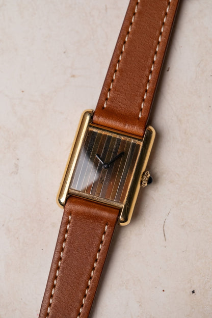 Cartier Tank SM Must De Cartier Trinity Dial - Wristory