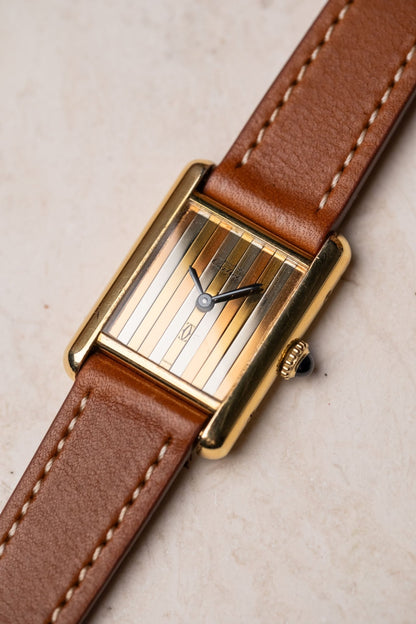 Cartier Tank SM Must De Cartier Trinity Dial - Wristory