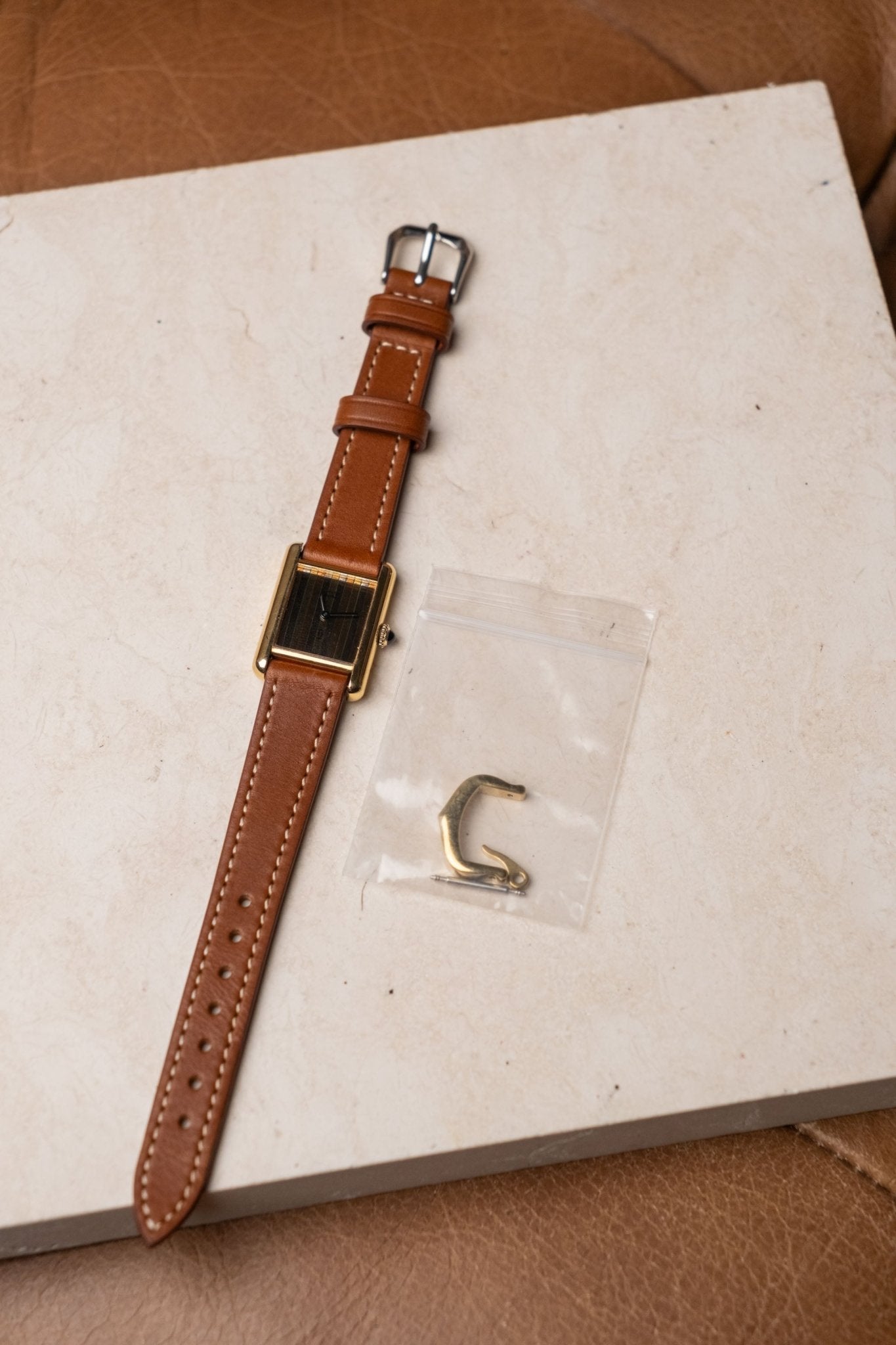 Cartier Tank SM Must De Cartier Trinity Dial - Wristory