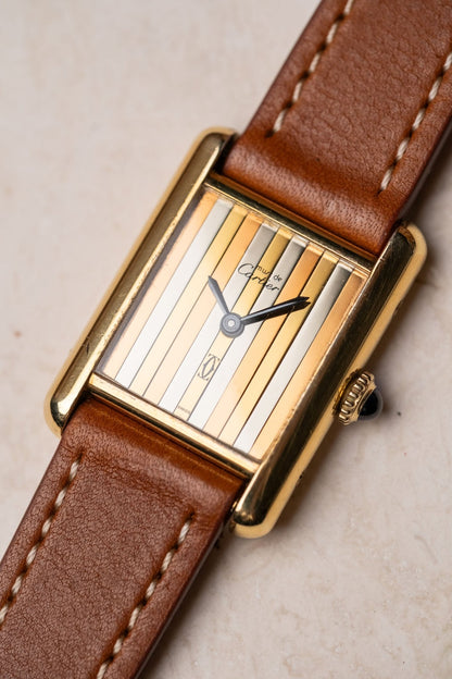 Cartier Tank SM Must De Cartier Trinity Dial - Wristory