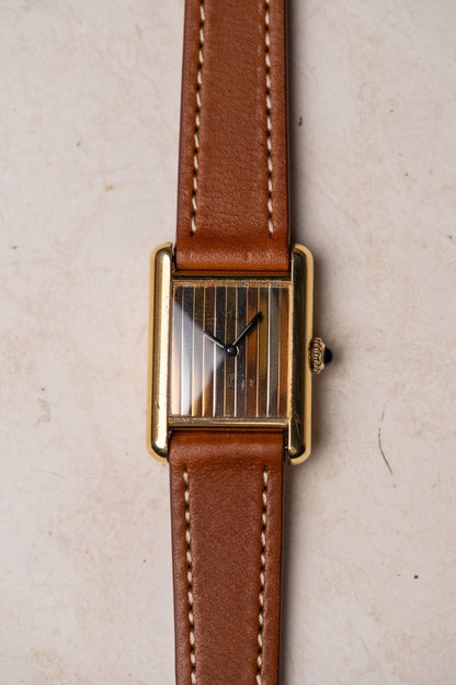 Cartier Tank SM Must De Cartier Trinity Dial - Wristory