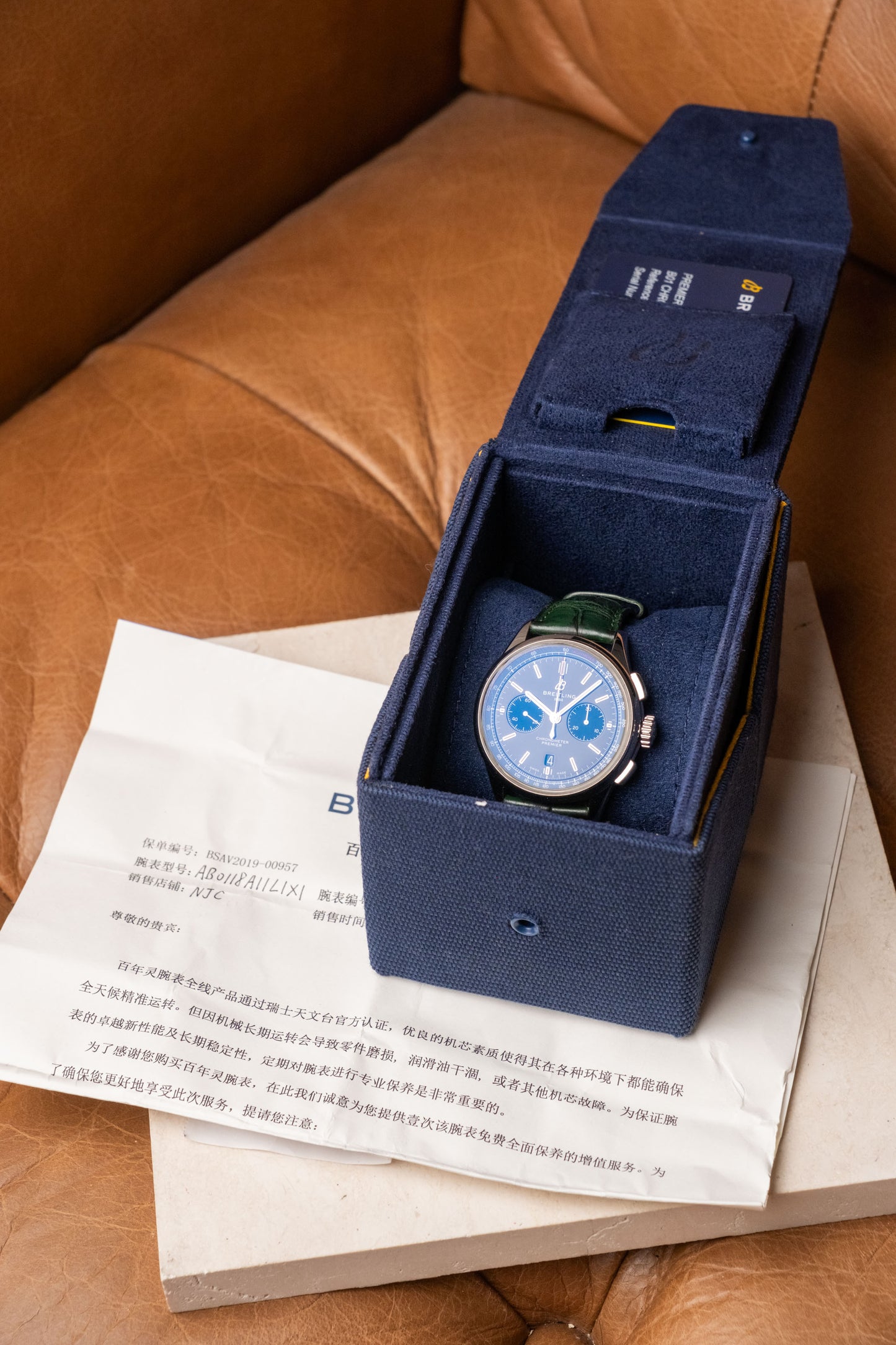 2022 Breitling Premier B01 Chronograph Bentley AB0118A11L1X1 — photo 4