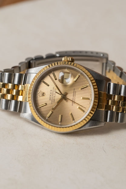 Circa 1990 Rolex Datejust 36 Tapestry Dial Ref. 16233 - Wristory