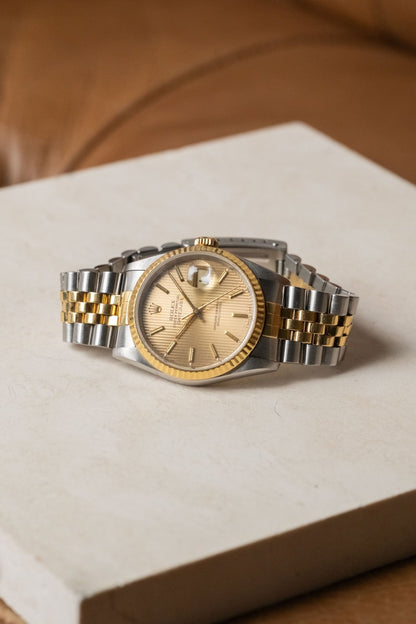 Circa 1990 Rolex Datejust 36 Tapestry Dial Ref. 16233 - Wristory